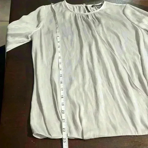 Vince Women's Cross-Front Draped Blouse - Picture 8 of 10